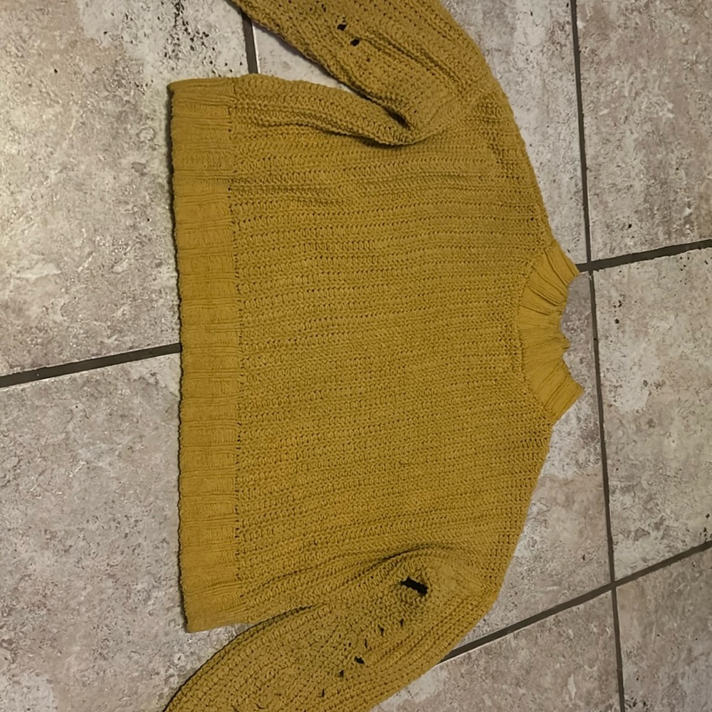 Soft, Yellow, knit sweater